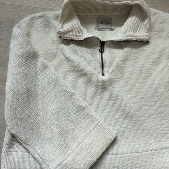 Urban Outfitters Off-White Zip-Up Sweater for Women - Picture 1 of 2